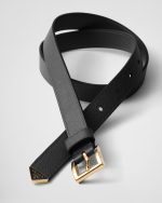 Saffiano leather belt - Image 2